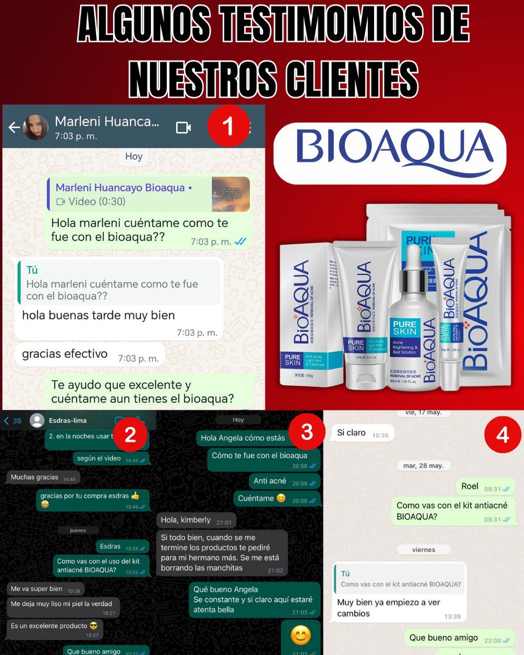 KIT BIOAQUA ANTI ACNE